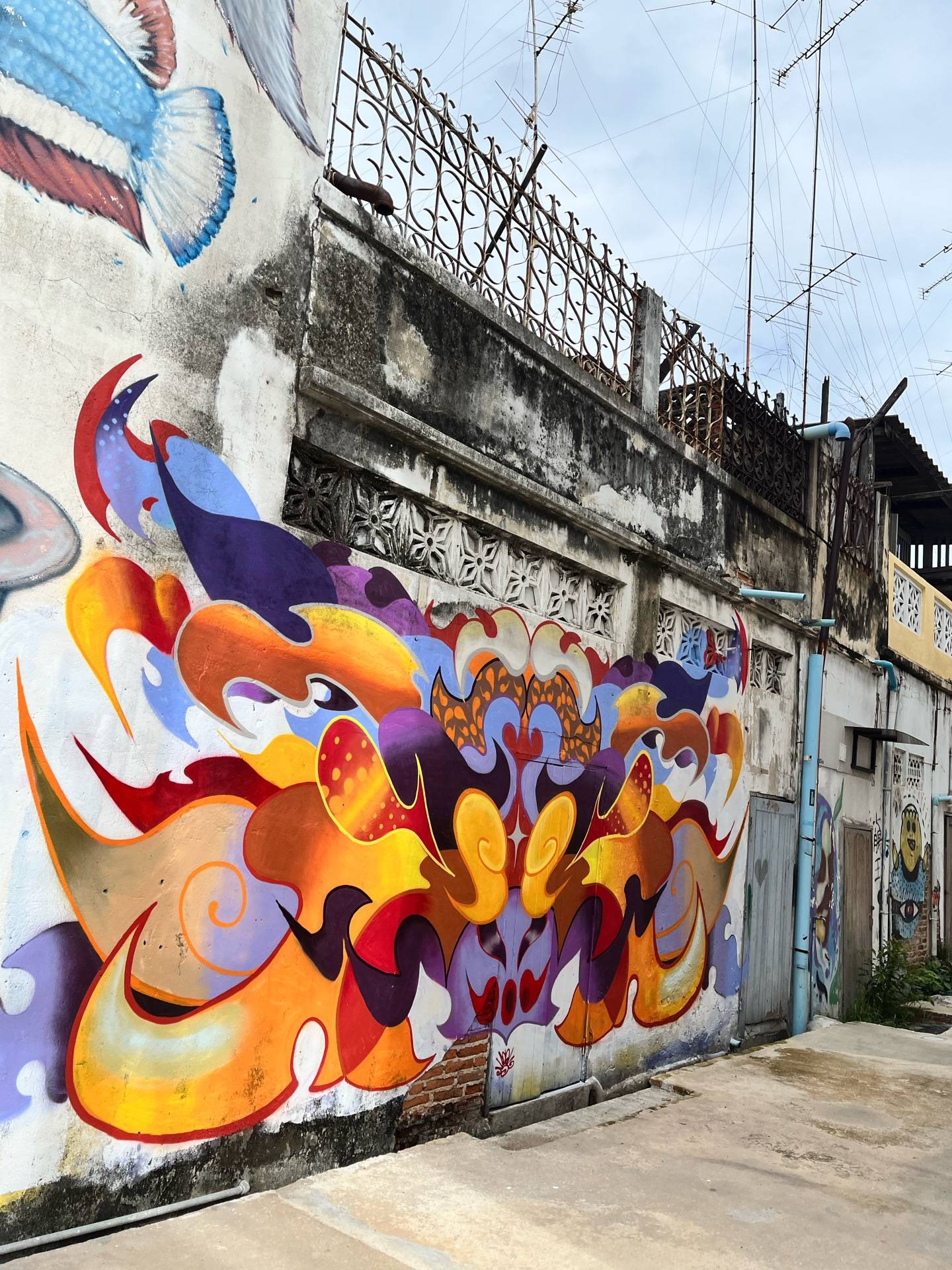 สตรีทอาร์ทบ้านโป่ง